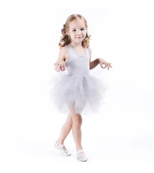 Bērniem Tutu Kleitas Meitenēm Vingrošanas Tērps Bērnu Deju Apģērba Izmantot Apģērba Baleta Kleitu Meiteņu Kokvilnas viengabala Kleita