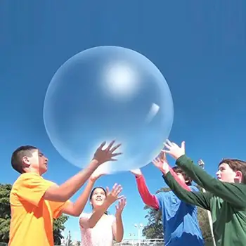 Bērniem Āra Mīksts, Gaisu, Ūdeni Piepildīta Burbulis Bumbu Uzspridzināt Balonu Rotaļu Jautri Puse Spēli Pludmales Bumba Dāvanu Bērniem Piepūšamās Dāvanu