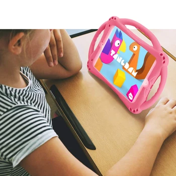 Bērnu aizsardzībai paredzētām silikona Bērniem Lietā par iPad Mini 5 Gadījumā, 2019. gada 5. Paaudzes A2133 A2124 7.9