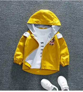 Bērnu apģērbu 1-5 gadus vecs zēns jaka bērniem pavasarī un rudenī cute baby jaka pavasara kreklu bērnu zīdaiņu vējjaka
