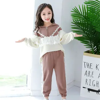 Bērnu Apģērbu 2020. Gada Rudens Pavasara Toddler Meiteņu Drēbes Kostīms, Uzvalks Kids Modes Tracksuit Meitenēm Gadījuma Komplekti Tērpiem T03
