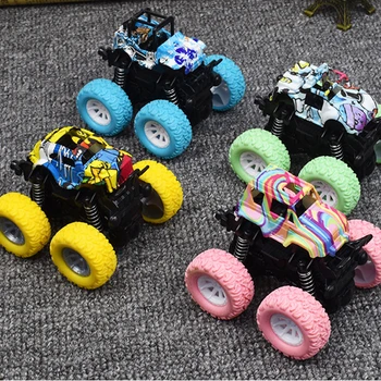 Bērnu Auto Izglītības Rotaļlietas, Inerces Kritums-izturīgs Četru riteņu Piedziņa, Triks apvidus auto Modeļa Svētku Dāvanas Zēniem Meitene