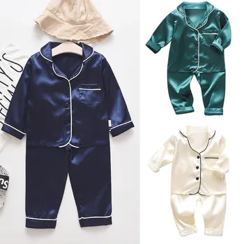 Bērnu Bērniem Zīda Pidžamas Bērniem, Multiplikācijas Filmu Sleepwear Komplekti Zēniem Meitene, T Krekls, Šorti Apģērbi Naktsveļu Apģērbs Bērniem, Apģērbs Komplekts