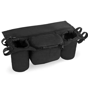 Bērnu Klaidonis soma melnā uzglabāšanas soma bērnu ratiem Baby accesories