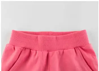 Bērnu Meiteņu Drēbes 2021. Gada Vasarā Jaunu Gadījuma Bērns Outwear Ziedu Plānas Stila Bērnu Sporta Biksēm Elastīgs Viduklis Mīksto Bikšu Bērniem
