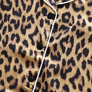 Bērnu Pidžamas Bērniem Zēni Leopards Drukāt Tērpiem Kopa Ar Īsām Piedurknēm Blūze Topi+Šorti Sleepwear