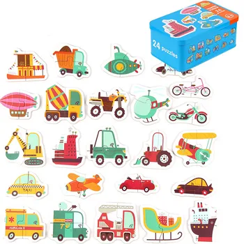 Bērnu Rotaļu Agrīnās Izglītības Karikatūra Pārī Puzzle Spēles Bērniem Mācību Karti, Koka Rotaļlietas Bērniem Izglītības Rotaļlietas, Dāvanas ar Lodziņu