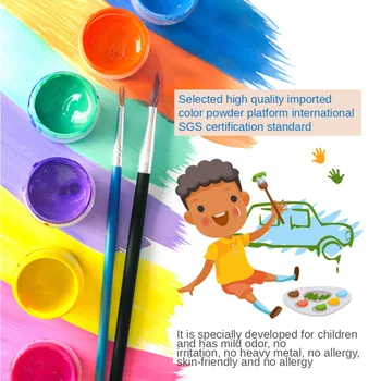 Bērnu Rotaļu Akmens Gleznu Kopumu, Childen Radošo Roku darbs Diy Grafiti Gleznu Multicolor Krāsošana Akmens Montessori Rotaļlietas