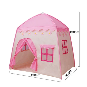 Bērnu telts spēlēt māju iekštelpu mājas, rotaļu māja zēns spēlēt māja meitene princese telts namiņš bērniem bērnību būda dāvanas karstā