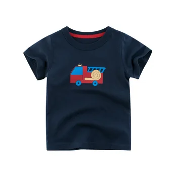Bērnu zīmolu īsām piedurknēm t-krekls, kokvilnas t-krekli zēns mazulis zēnu un meiteņu topi, krekli bērnu T-krekls vasaras