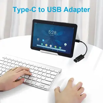 C tipa OTG Kabelis, USB 3.1 Vīrietis Ar USB 2.0 Tipa Sieviete Adapteris Savienotājs