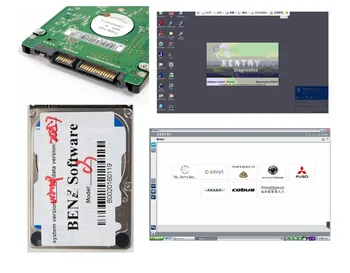 C3 Skeneris MB Star C3 HDD/SSD V.07 programmatūru ar sata interfeisu cieto disku, lai lielākā daļa diagnostikas portatīvie datori Multi-Valodas