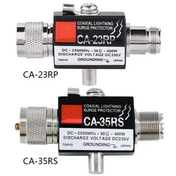 CA-35RS CA-23RP PL259 SO239 Radio Retranslatoru Koaksiālie Anti-Antenas, Zibens un Pārsprieguma Aizsargs