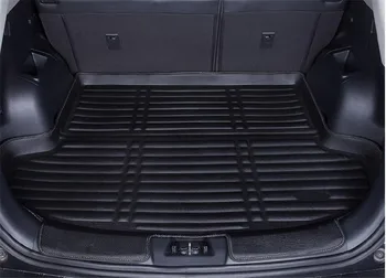 Car styling, 3D-trīsdimensiju PU asti lodziņā aizsardzības paklāju pad bagāžnieka bagāžas spilventiņu Mitsubishi Outlander 2007. - 2012. gadam