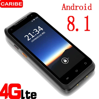 CARIBE 5.5 Collu Portatīvo PDA Datu Savācējs 1D/2D GPS UHF RFID Rūpniecības PDA Android 8.1 Tālrunis Svītrkodu Skeneri wifor Noliktavā