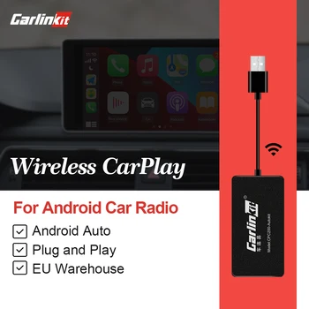Carlinkit USB Bezvadu CarPlay Dongle ar Android Auto Pārdošanas Modificēt Android Auto Piederumi & Daļu, Auto Pakalpojumi Autokit Black Komplekts