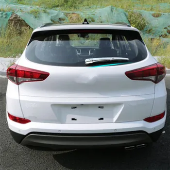 Carmilla 4gab/Komplekts Auto ABS Chrome, Aizmugures stikla tīrītāja Aizsardzības Vāka Aizmugures Logu Tīrītājs Apdares Uzlīme Par Hyundai Tucson 2016