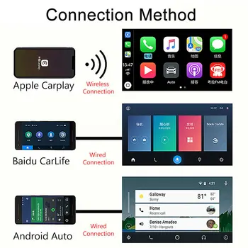 Carplay Bezvadu Bluetooth, MINI USB 5V Smart Saites Dongle ar Android Navigācijas Spēlētājs Auto Digitālās TV Kastē Apple Android Tālrunis