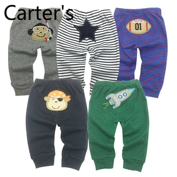 Carter ' s Baby Bikses Bērnu garās Zeķes Baby Boy Apģērbs Baby Boy Bikses Baby Girl Bērnu Harēma Bikses 5 Gabals Pack Bikses Puika Twin