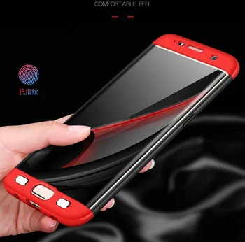 Case For Samsung Galaxy S6 S7 malas S8 Plus Segtu luksusa Pilnīgu Aizsardzību TPU+PC Cietā 3 in 1 noņemamu telefonu Gadījumā būtiska fabitoo