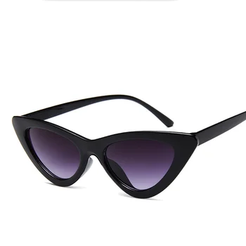 Cat Eye Sonnenbrille Frauen Retro Brille Marke Dizaineru, Vintage Cat Eye Sonnenbrille Schwarz Sonnenbrille Weiblichen Oculos