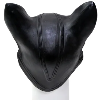 Catwoman Maska Brūss Veins Cosplay Kostīmu Lateksa Ķivere Iedomātā Pieaugušo Halloween