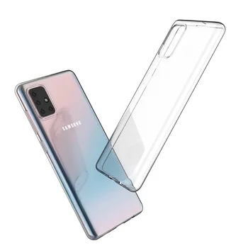 Caurspīdīga silikona case for Samsung а71