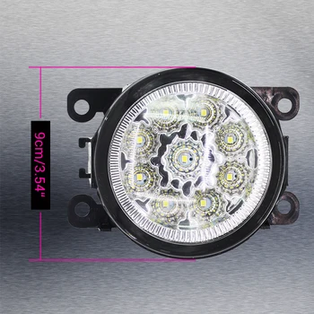 Cawanerl Auto Stils Nomaiņa Miglas lukturi DRL Dienas Gaitas Gaismas, LED Spuldzes 12V, Par Dacia Duster Logan Sandero Solenza