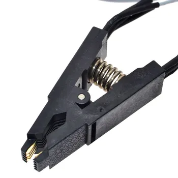 CH341 Programmētājs adapteris+SICO8 adapteris+ sop8 klipu, ar kabeli+1.8 Vadapter EEPROM, Flash BIOS USB programmētājs ZIF adapteri