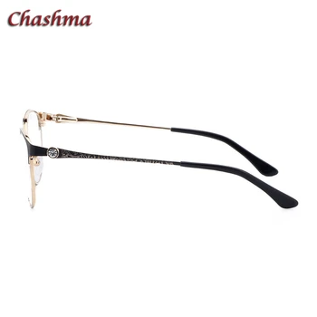 Chashma Sieviešu Ovālas Brilles gafas mujer lente Sakausējuma Rāmis Optisko oculos de grau masculino optometria acu rāmji