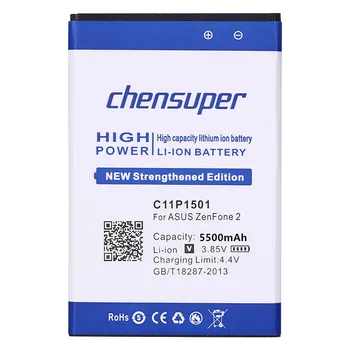Chensuper 5500mAh C11P1501 Tālruņa Akumulatora ASUS ZenFone 2 Lāzera Selfie ZE550KL ZE601KL Z00LD Z011D ZD551KL Z00UD ZE600KL