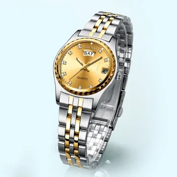 CHENXI Sieviešu Modes Pulksteņu Dāmas Zelta Rokassprādze Rokas Pulksteņi Luksusa Zīmolu Dāvanas Sieviešu Kvarca rokas pulksteņus Reloj Mujer
