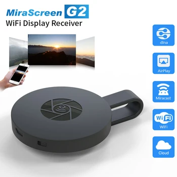 Chromecast TV Stick HD (4K Bezvadu WiFi Displejs TV Dongle Uztvērēju Ekrāna Spoguļošanu, HDMI TV Stick DLNA Miracast Android vai IOS