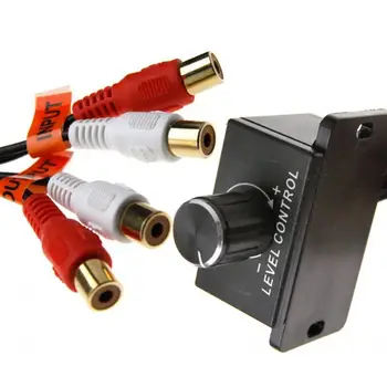 CIBO Jaunas Auto Audio Pastiprinātājam Bass RCA Līmenī Tālvadības Skaļuma Kontroles Pogu LC-1 Universālais
