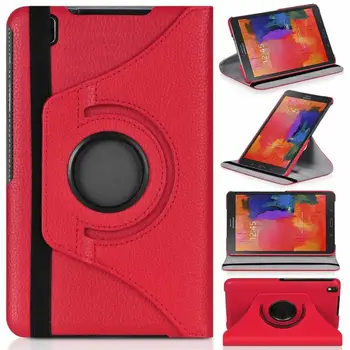Cilnes Pro 8.4 SM-T320 360 Grādu Rotējoša PU Leather Flip Cover Case For Samsung Galaxy Tab Pro 8.4 SM-T320 T321 T325 Tablete Gadījumā