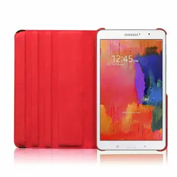 Cilnes Pro 8.4 SM-T320 360 Grādu Rotējoša PU Leather Flip Cover Case For Samsung Galaxy Tab Pro 8.4 SM-T320 T321 T325 Tablete Gadījumā