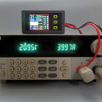 Ciparu Multimetrs Uzlādes-Izlādes Akumulatoru Testeris DC 0-90V 0-20A Volt Amp Mērītājs
