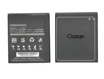 Ciszean 1x 3,7 V 2000mAh Nomaiņa C685845200L Li-ion Akumulatoru BLU BLU Studio C HD S090Q S090 baterijas