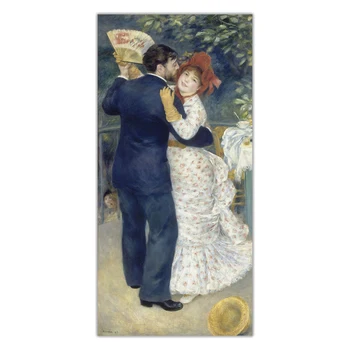 Citon Pierre Auguste Renoir《Valsts Deju》Audekls Mākslas, Eļļas Glezna Slaveno Mākslas Plakātu Grafiskās Sienas Dekori Mājas Interjeru Apdare
