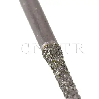 CNBTR 200x Dia 2mm Sudraba, Dārgakmeņiem, Dimanta Urbji Stikla Gravēšana Drill Bits