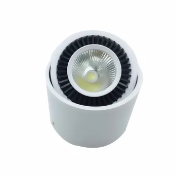 COB LED Prožektora Downlights Aptumšojami 5W 7W 9W 15W uz Virsmas Montēta LED Griestu Lampas Spot Gaismas 360 Grādu Rotācijas LED Downlight
