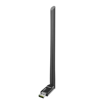 COMFAST KF-757F USB2.0 2.4 GHz Mini WiFi Dongle Uztvērēju Portatīvo DATORU Ārējās Antenas 150/300Mbps Tīkla Kartes Bezvadu Adapteri