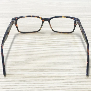 Conway Taisnstūra formas Optisko Rāmju Nav diploma Acetāts Brilles Rāmis Vīriešiem Bultiņas Zīmola Dizaina Brilles Skaidrs, objektīvs Melnā Havana