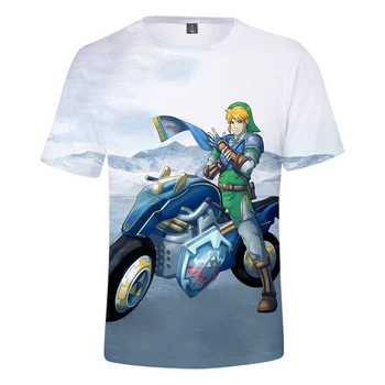 Cool Legend of Zelda t krekls Harajuku T-Krekls vīriešiem harajuku Īsām Piedurknēm Kpop Tees Lielgabarīta 3-14 gadus veco bērnu t krekls