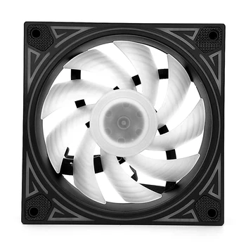 Coolmoon 120mm PC Datora korpusa Ventilatora Dzesēšana Dzesētāju 6PIN Regulējams RGB Led 12V Izslēgt Ventilador PWM RGB Gadījumā Faniem