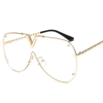 COOLSIR Viens Gabals Saulesbrilles Vīriešiem Zīmola Dizainere 2018 Augstas Kvalitātes Lielizmēra Saules Brilles Sievietēm, Spoguļi Metāla uv400