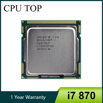 Core i7 870 2.93 GHz Quad-Core L3 8M Procesors, Ligzda 1156 CPU SLBJG 95W