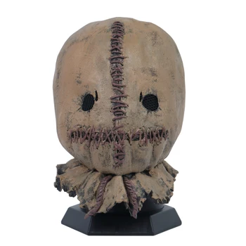Cosplay Scarecrow Maska Biedējošu Šausmu Tērpu, Aksesuāru Pieaugušo Halovīni Maska, Lateksa Aksesuāri