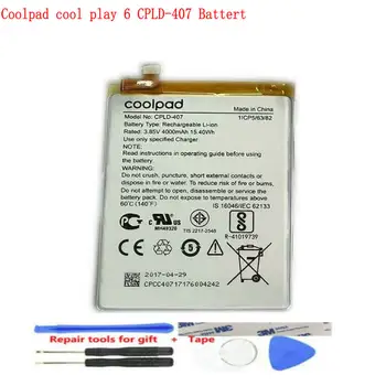 CPLD-407 Akumulatoru Coolpad Atdzist 1 Spēlēt 6 RK-I0 VCR-A0, atkārtoti Uzlādējams Litija Baterijas 4000mAh