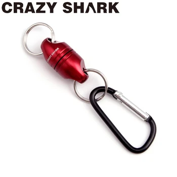 Crazy Shark Magnētisko Neto Atbrīvot Alumīnija Apvalku, Lidot Zvejas Rīkus, Zvejas Turētājs Spēcīgu Magnētu max 7.7 lb/3.5 kg Piederumi